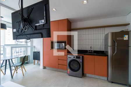 Sala/Quarto  de apartamento para alugar com 1 quarto, 25m² em Vila Andrade, São Paulo