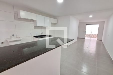 Sala/Quarto/Cozinha de casa para alugar com 1 quarto, 45m² em Parque Equitativa, Duque de Caxias