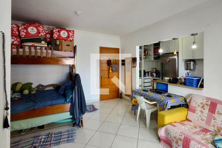 Sala de apartamento para alugar com 1 quarto, 66m² em Aviação, Praia Grande