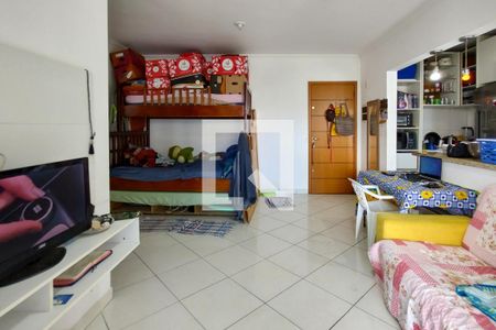 Sala de apartamento para alugar com 1 quarto, 66m² em Aviação, Praia Grande