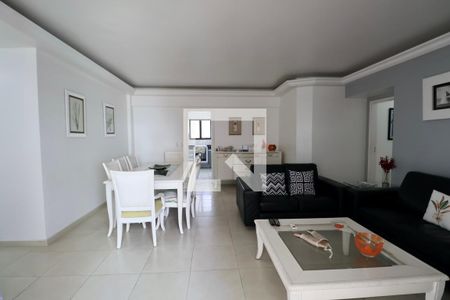 Sala de apartamento para alugar com 4 quartos, 136m² em Vila Luis Antonio, Guarujá