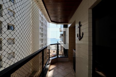 Varanda de apartamento para alugar com 4 quartos, 136m² em Vila Luis Antonio, Guarujá