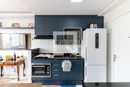 Cozinha de apartamento para alugar com 2 quartos, 33m² em Parque Fongaro, São Paulo