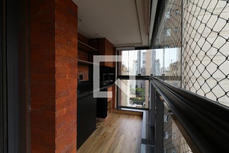 Varanda Gourmet de apartamento à venda com 3 quartos, 160m² em Jardim, Santo André