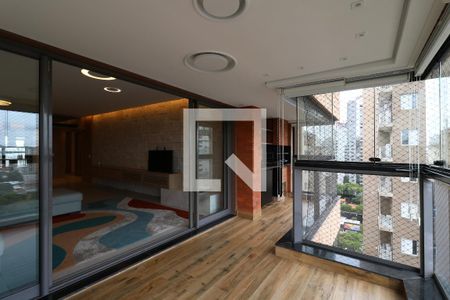 Varanda Gourmet de apartamento à venda com 3 quartos, 160m² em Jardim, Santo André