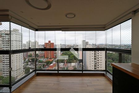 Varanda Gourmet de apartamento à venda com 3 quartos, 160m² em Jardim, Santo André