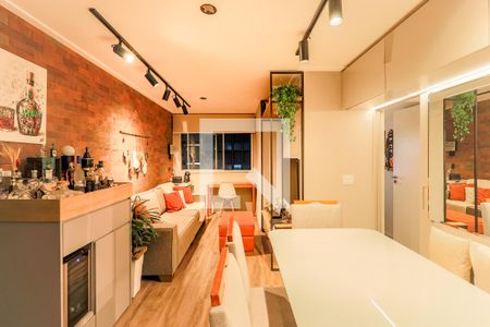 Sala de apartamento à venda com 2 quartos, 54m² em Brooklin, São Paulo