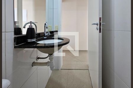 Lavabo de apartamento para alugar com 2 quartos, 87m² em Loteamento Joao Batista Juliao, Guarujá