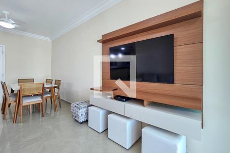 Sala de apartamento para alugar com 2 quartos, 87m² em Loteamento Joao Batista Juliao, Guarujá