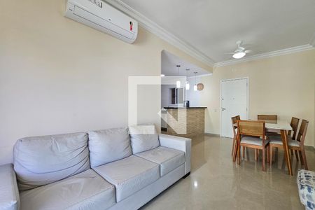 Sala de apartamento para alugar com 2 quartos, 87m² em Loteamento Joao Batista Juliao, Guarujá