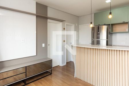 Sala/Cozinha de apartamento para alugar com 1 quarto, 39m² em Indianópolis, São Paulo