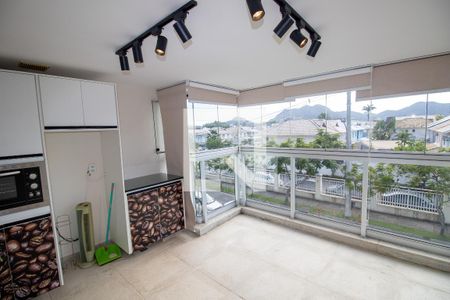 Varanda sala de apartamento à venda com 4 quartos, 152m² em Recreio dos Bandeirantes, Rio de Janeiro