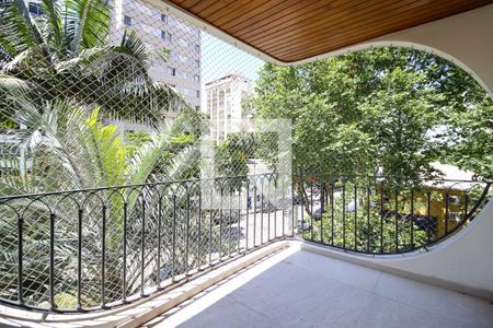 Varanda da Sala de apartamento à venda com 4 quartos, 290m² em Jardim Paulista, São Paulo