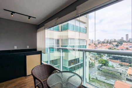 Varanda de kitnet/studio para alugar com 1 quarto, 43m² em Campo Belo, São Paulo