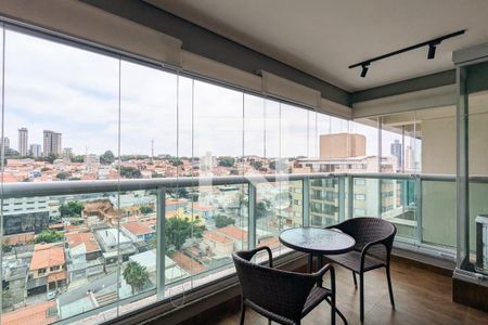 Varanda de kitnet/studio para alugar com 1 quarto, 43m² em Campo Belo, São Paulo