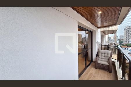 Varanda da Sala de apartamento à venda com 3 quartos, 144m² em Perdizes, São Paulo