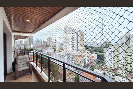 Varanda da Sala de apartamento à venda com 3 quartos, 144m² em Perdizes, São Paulo