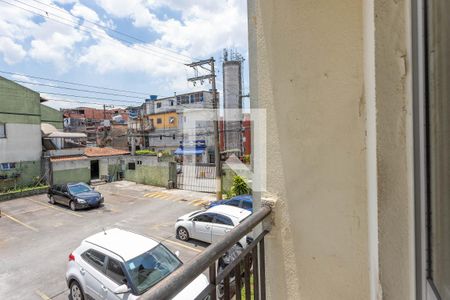 Varanda da sala de apartamento à venda com 2 quartos, 53m² em Casa Grande, Diadema