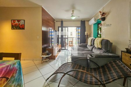 Sala de apartamento para alugar com 3 quartos, 73m² em Loteamento Joao Batista Juliao, Guarujá