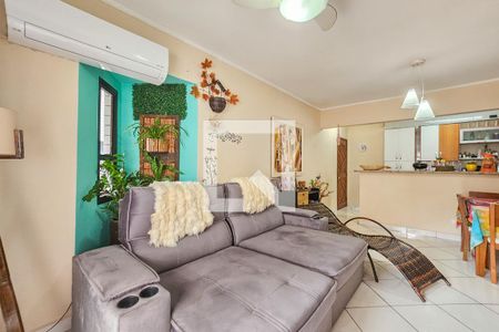 Sala de apartamento para alugar com 3 quartos, 73m² em Loteamento Joao Batista Juliao, Guarujá