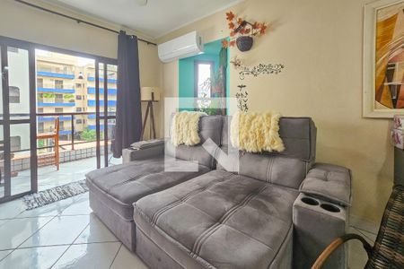 Sala de apartamento para alugar com 3 quartos, 73m² em Loteamento Joao Batista Juliao, Guarujá