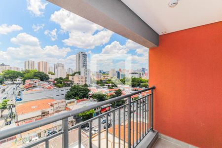 Varanda de kitnet/studio para alugar com 1 quarto, 27m² em Santo Amaro, São Paulo