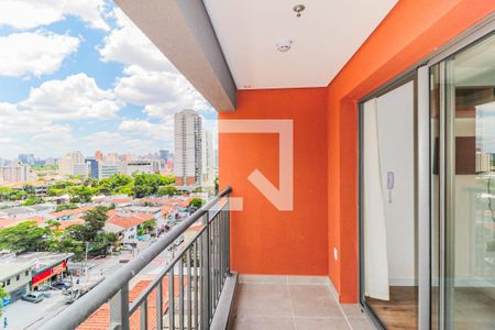 Varanda de kitnet/studio para alugar com 1 quarto, 27m² em Santo Amaro, São Paulo