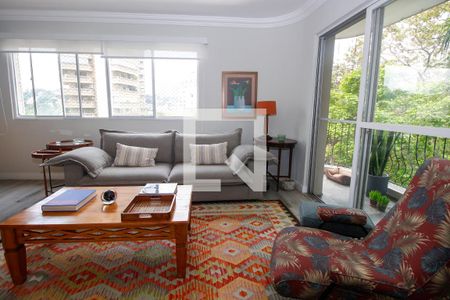 Sala de apartamento à venda com 2 quartos, 107m² em Real Parque, São Paulo