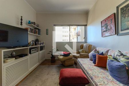 Sala de apartamento à venda com 1 quarto, 70m² em Higienópolis, São Paulo