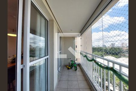 Varanda da Sala de apartamento à venda com 2 quartos, 80m² em Jardim Campo Grande, São Paulo