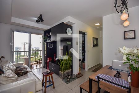 Sala de apartamento para alugar com 2 quartos, 56m² em Parque Reboucas, São Paulo