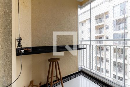 Varanda da Sala de apartamento à venda com 3 quartos, 69m² em Vila Caraguata, São Paulo