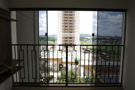 Vista da Sala de apartamento para alugar com 2 quartos, 60m² em Parque Oeste Industrial, Goiânia