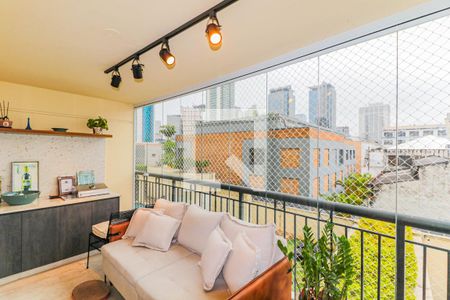 Varanda de apartamento à venda com 3 quartos, 130m² em Chácara Santo Antônio (zona Sul), São Paulo