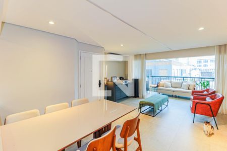 Sala de jantar de apartamento à venda com 3 quartos, 130m² em Chácara Santo Antônio (zona Sul), São Paulo