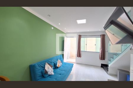 Sala de casa para alugar com 2 quartos, 53m² em Vila Tupi, Praia Grande