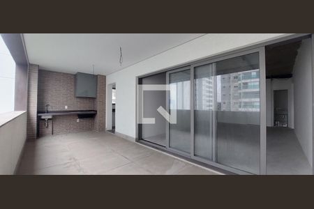 Varanda gourmet de apartamento à venda com 3 quartos, 163m² em Jardim, Santo André