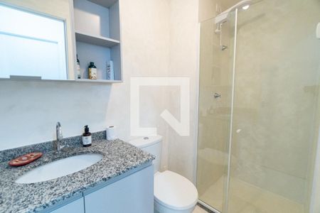 Banheiro de apartamento para alugar com 1 quarto, 36m² em Vila Clementino, São Paulo