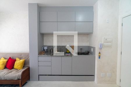 Sala/Cozinha de apartamento para alugar com 1 quarto, 36m² em Vila Clementino, São Paulo