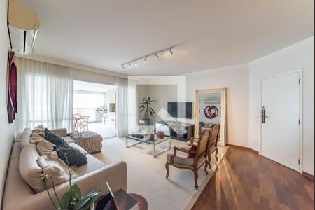 Sala de apartamento à venda com 4 quartos, 178m² em Brooklin, São Paulo