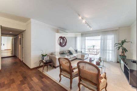 Sala de apartamento à venda com 4 quartos, 178m² em Brooklin, São Paulo