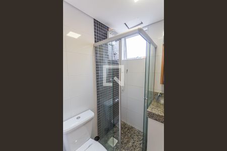 Banheiro da Suíte de apartamento à venda com 2 quartos, 52m² em Anchieta, Belo Horizonte