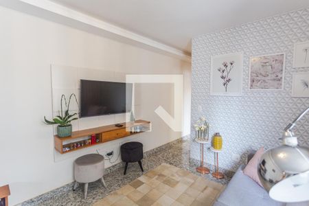 Sala de apartamento à venda com 2 quartos, 52m² em Anchieta, Belo Horizonte