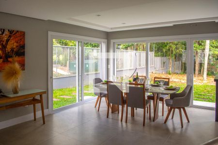 Sala de jantar de casa de condomínio para alugar com 3 quartos, 220m² em Pedra Redonda, Porto Alegre