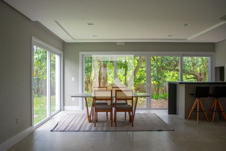 Sala de Jantar de casa de condomínio para alugar com 3 quartos, 240m² em Pedra Redonda, Porto Alegre