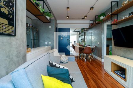 Sala de apartamento à venda com 1 quarto, 49m² em Vila Cordeiro, São Paulo