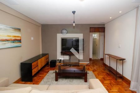 Sala de apartamento à venda com 3 quartos, 90m² em Sagrada Família, Belo Horizonte