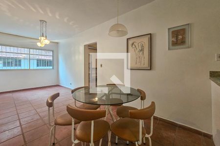 Sala de apartamento para alugar com 2 quartos, 68m² em Barra Funda, Guarujá