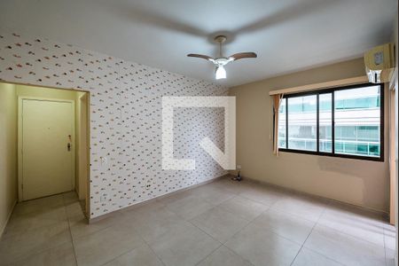 Sala de apartamento para alugar com 1 quarto, 87m² em Gonzaga, Santos