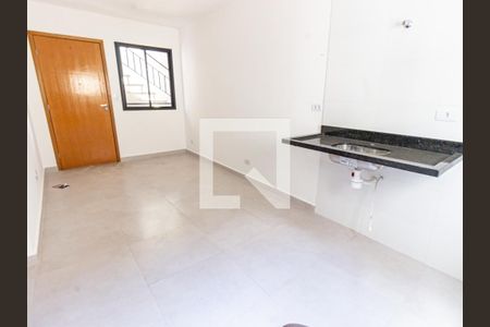 Sala/Cozinha de apartamento à venda com 2 quartos, 35m² em Chácara Mafalda, São Paulo